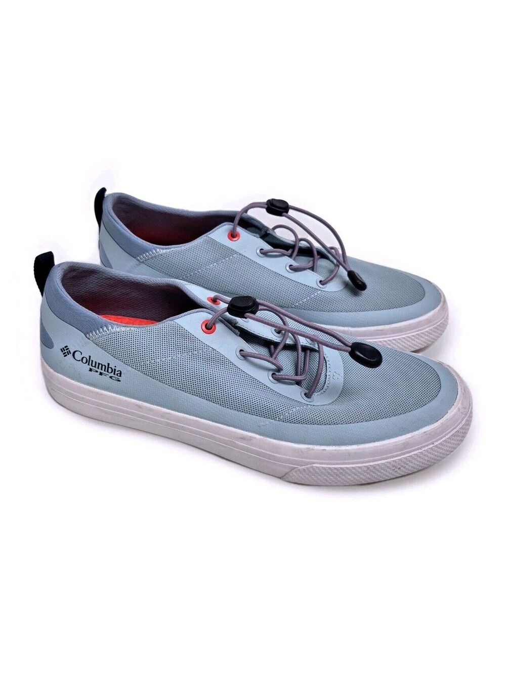 Columbia Women's 10 Bonehead PFG Water Shoes Silver Gray/Icy Morning